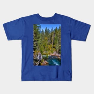 Canada. Canadian Rockies. Jasper National Park. Maligne Canyon. Kids T-Shirt